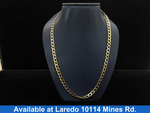 Cuban Link Chain - Yellow Gold 10k (.417) 11 grams 14 inch