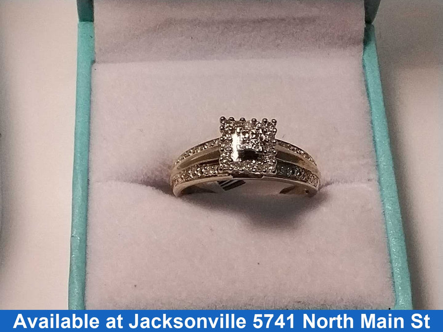 Women's Ring - Yellow Gold 10k (.417) 3.6 grams Size 7