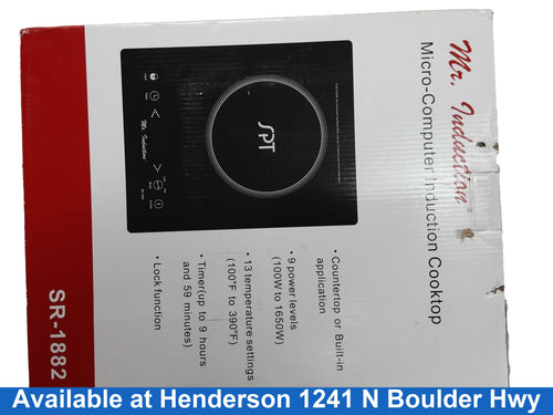 Mr. Induction Sr-1882 Black Stoves (Cooktop)