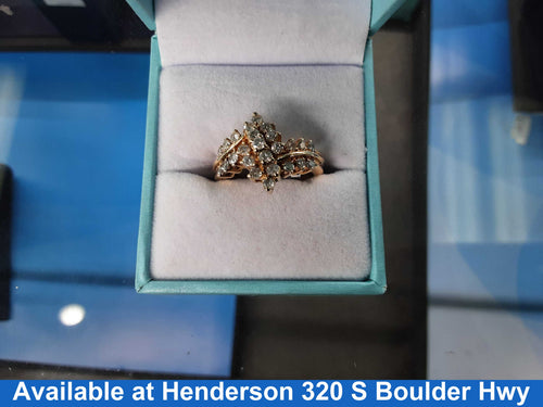 Women's Ring - Yellow Gold 14k (.585) 6 grams Size 6