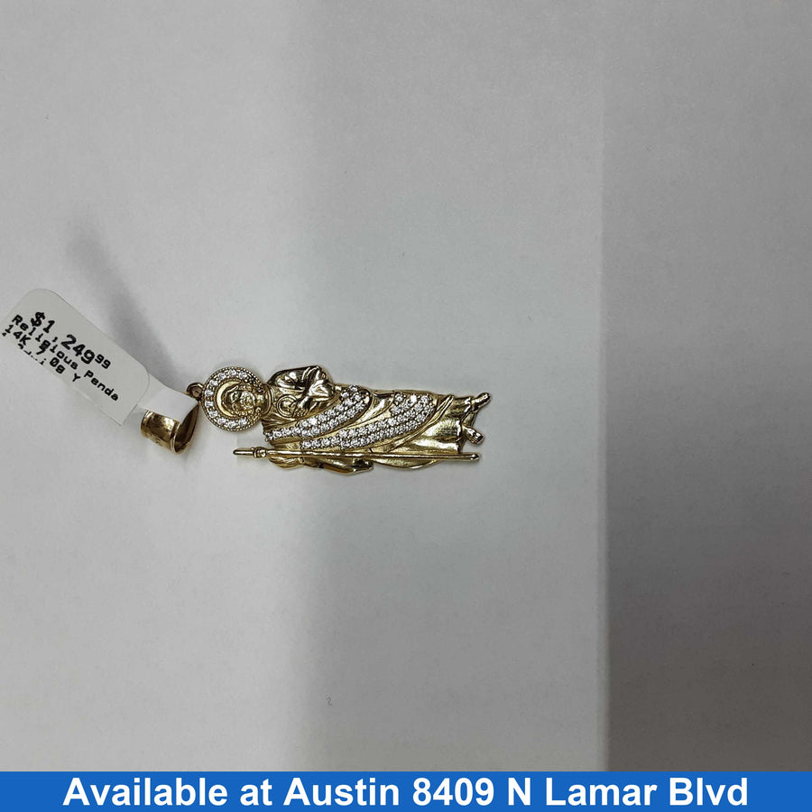 Religious Pendant - Yellow Gold 14k (.585) 7 grams