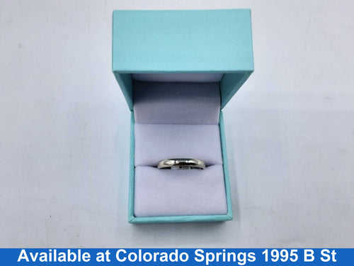 Ring - Wedding Band - White Gold 10k (.417) 2.3 grams Size 9