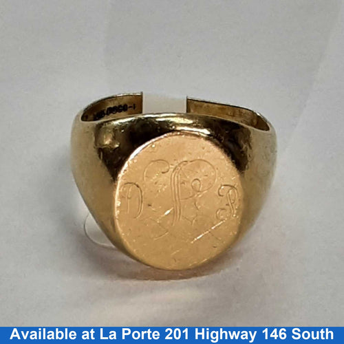 Women's Ring - Yellow Gold 10k (.417) 5.6 grams Size 8