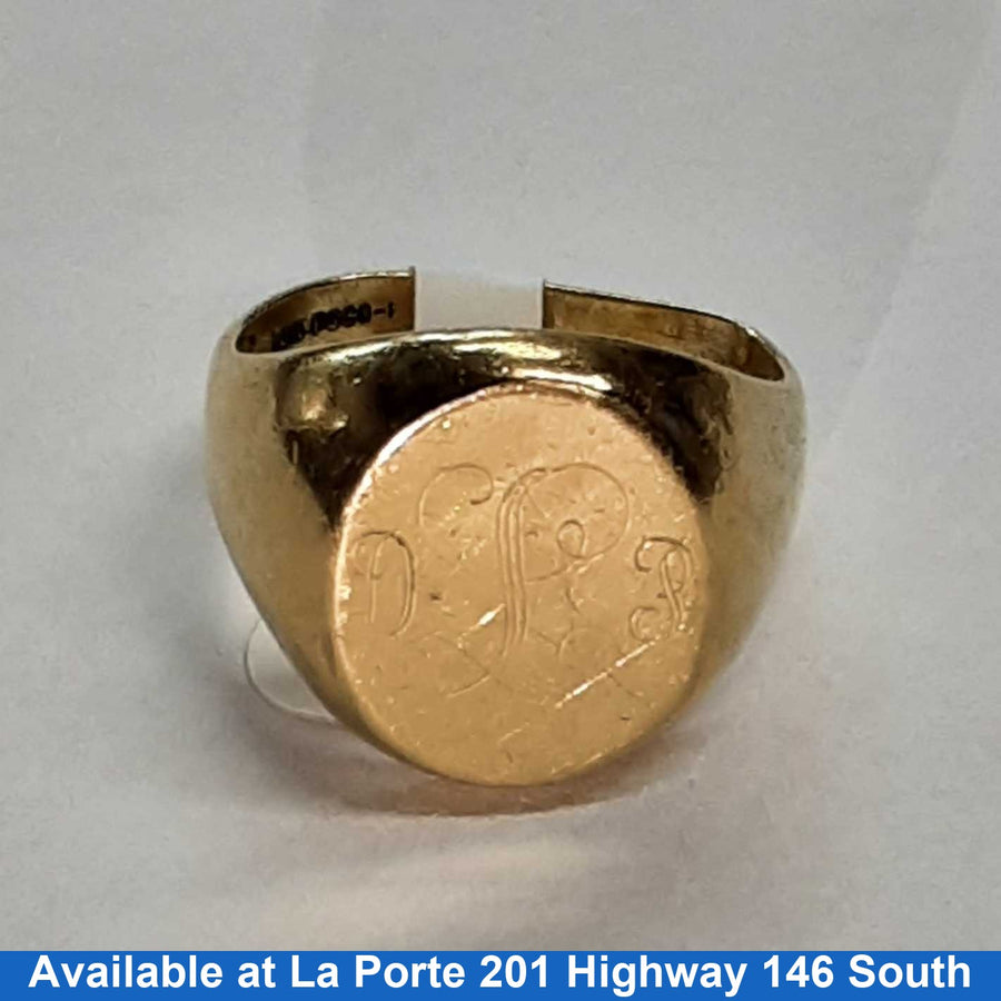 Women's Ring - Yellow Gold 10k (.417) 5.6 grams Size 8