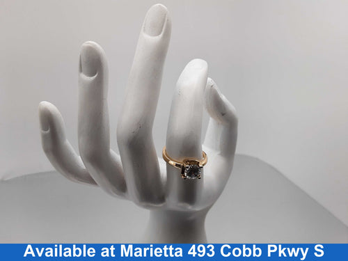 Ring - Engagement Set - Yellow Gold 14k (.585) 3.9 grams Size 6