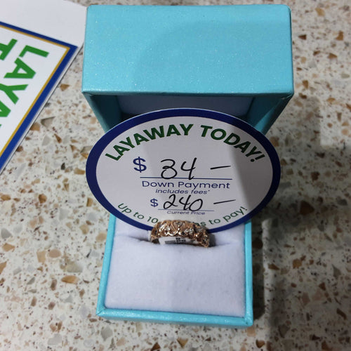 Women's Ring - Yellow Gold 14k (.585) 1.5 grams Size 8