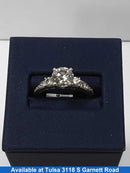 Women's Ring - Solitaire - White Gold 14k (.585) 3.3 grams Size 7.5