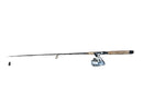 D Shock 2500-b Silver Fishing Rod & Reel Combo