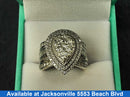 Women's Ring - White Gold 14k (.585) 10 grams Size 5.5