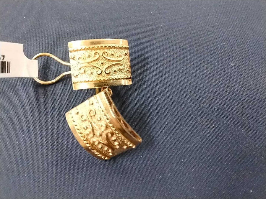 Earrings - Yellow Gold 14k (.585) 5.5 grams