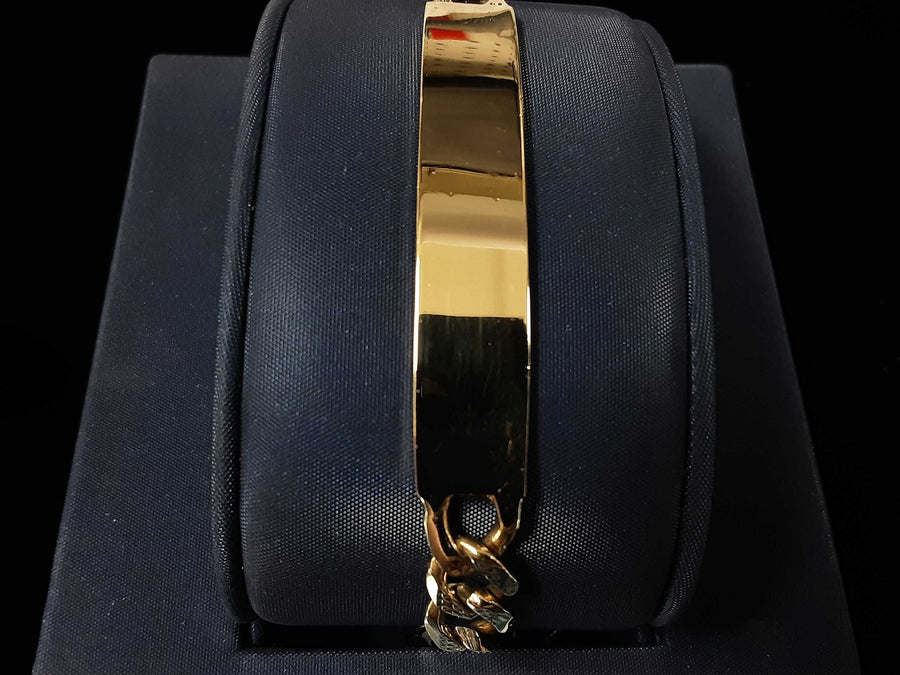 ID Bracelet - Yellow Gold 14k (.585) 25.5 grams 9 inch