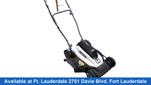Hart Hlpm08vnm White Cordless Push Lawn Mower