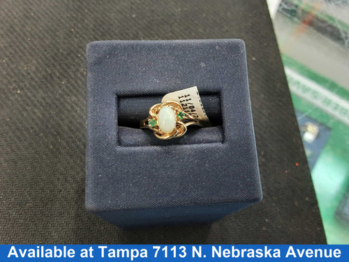 Women's Ring - Yellow Gold 10k (.417) 1.9 grams Size 20