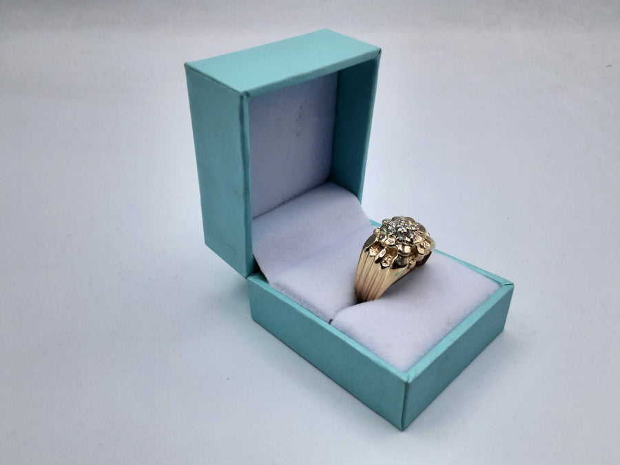 Men's Ring - Yellow Gold 10k (.417) 6.6 grams Size 11.5