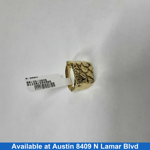Men's Ring - Yellow Gold 14k (.585) 5 grams Size 10