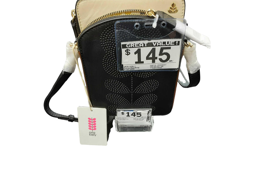 Oria Kiely Portia Crossbody Black Purse / Handbag