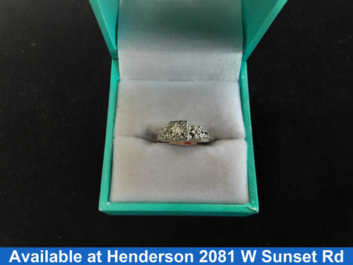 Ring - Engagement Set - White Gold 10k (.417) 1.9 grams Size 20