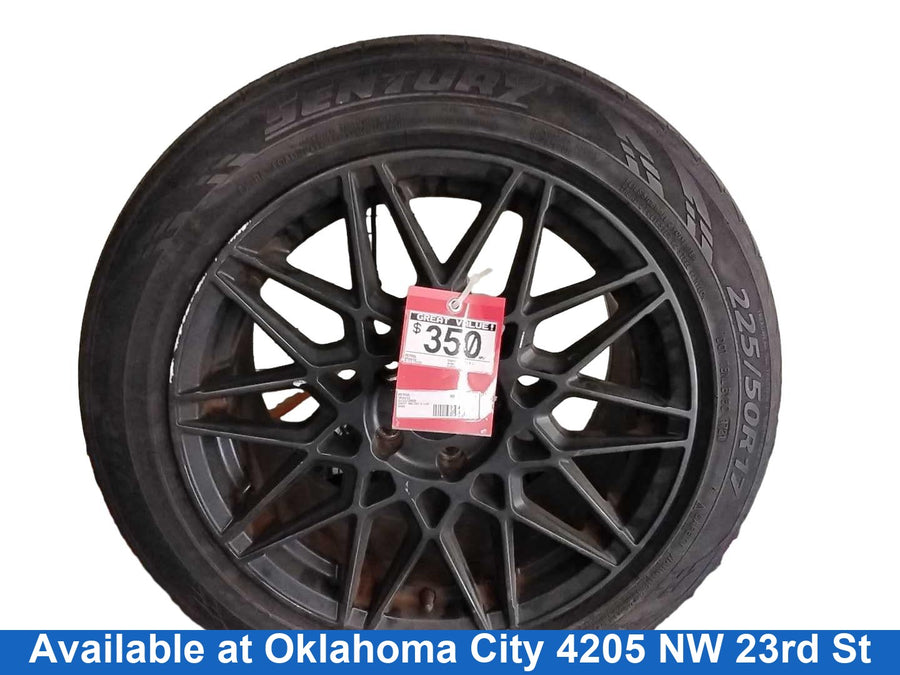 Petrol Chevy Malibu 5 Lug Black Wheel