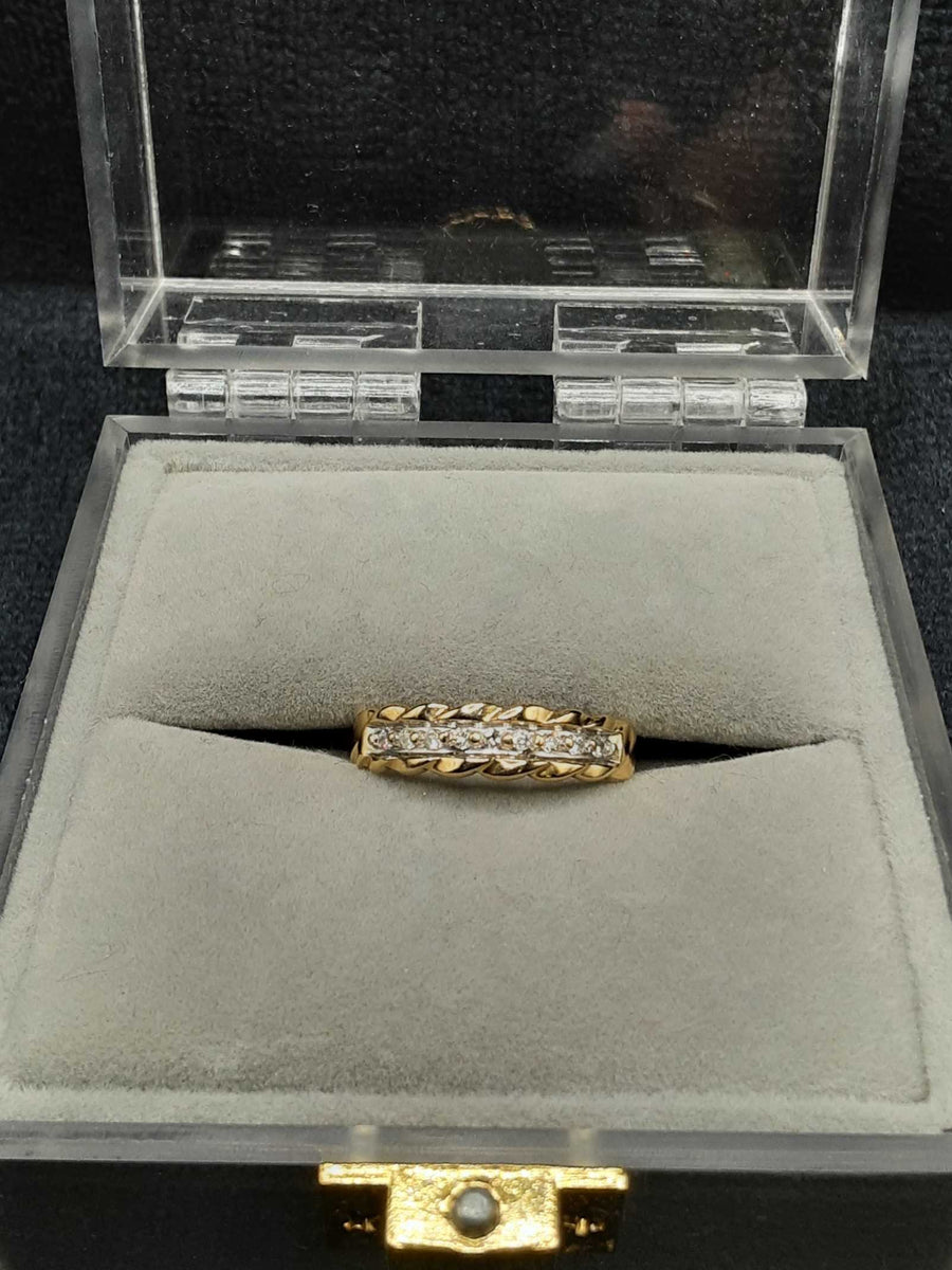 Ring - Wedding Band - Men's Diamond Band