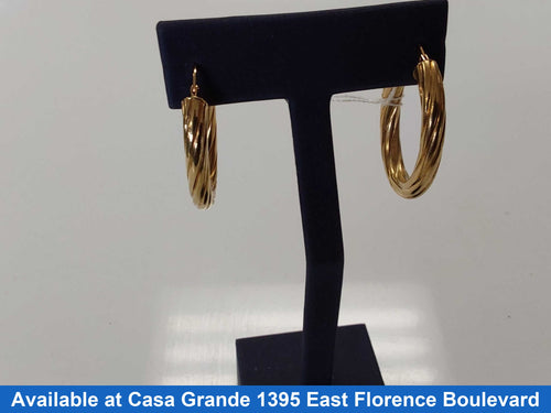 Bangle Earring - Yellow Gold 14k (.585) 6.7 grams