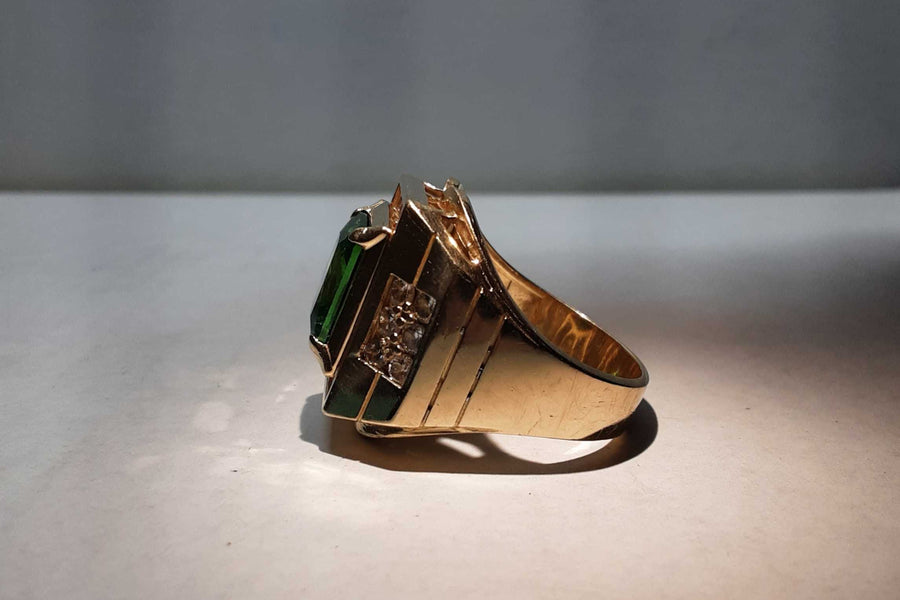 Men's Ring - Yellow Gold 14k (.585) 13.2 grams Size 11