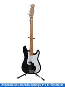Squire Bullet Bass Black Electric Bass Guitar