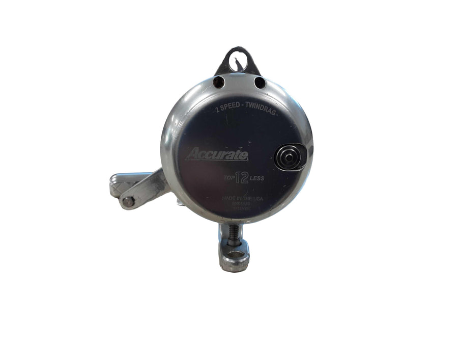 Accurate Twindrag Silver Fishing Reel