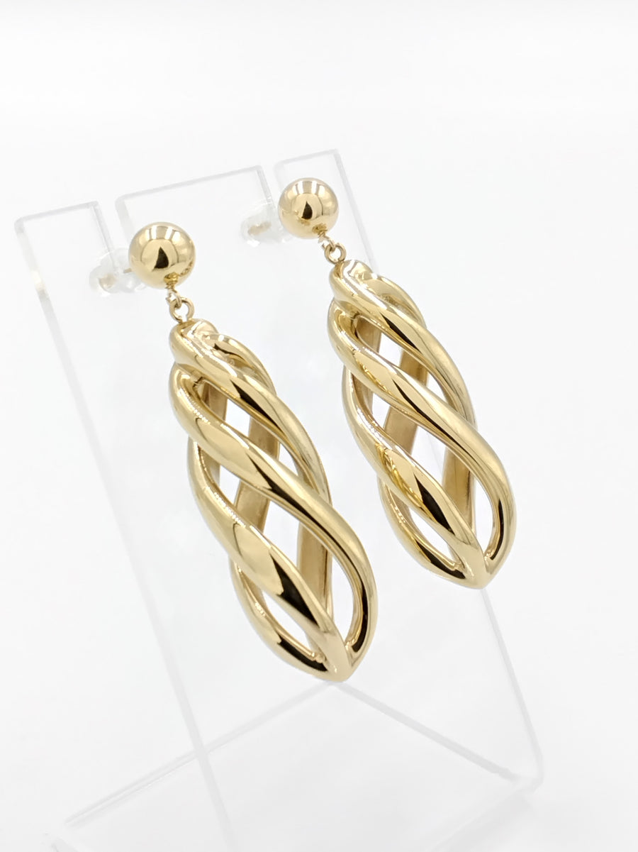 Earrings - Yellow Gold 10k (.417) 4.2 grams