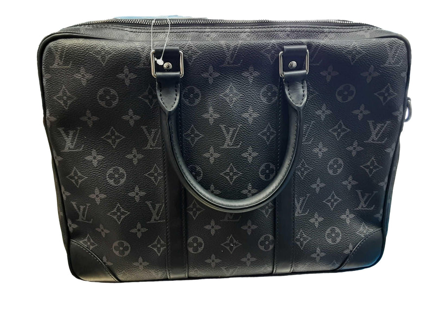 Louis Vuitton Monogram Black Backpack / Briefcase / Bag