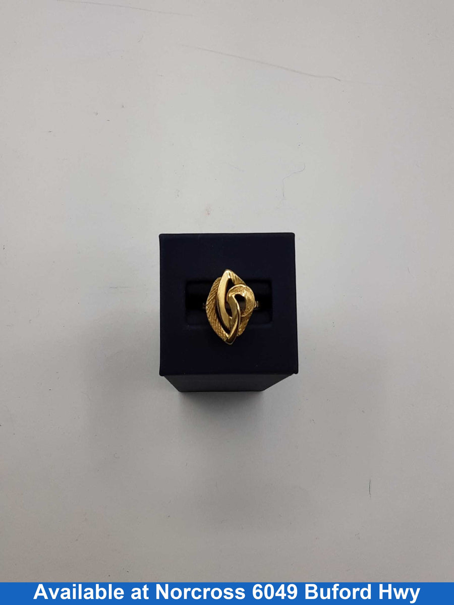 Women's Ring - Yellow Gold 14k (.585) 4.1 grams Size 11