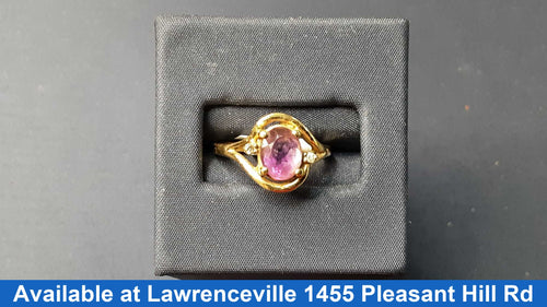Women's Ring - Yellow Gold 10k (.417) 3.1 grams Size 7