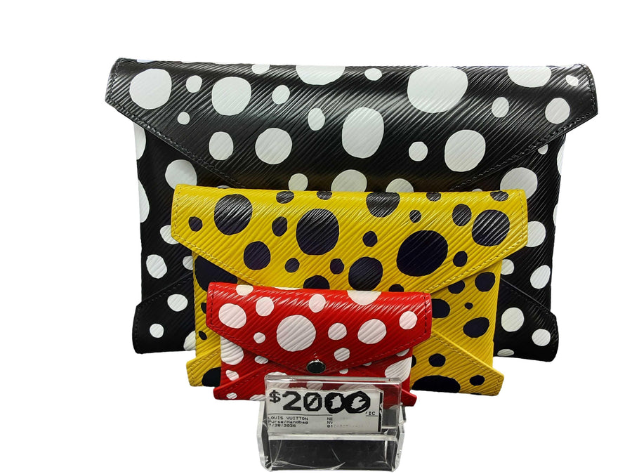 Louis Vuitton New Yayoi Yellow Purse / Handbag