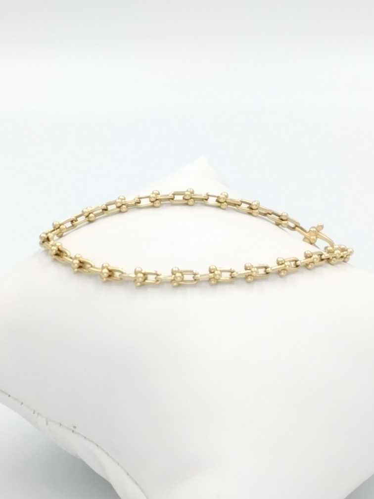 Link Bracelet - Yellow Gold 14k (.585) 10.18 grams 7 inch
