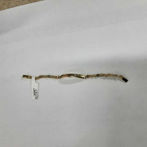 ID Bracelet - Yellow Gold 10k (.417) 4.3 grams 6 inch