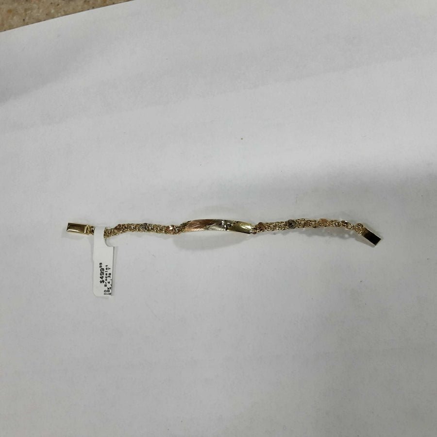 ID Bracelet - Yellow Gold 10k (.417) 4.3 grams 6 inch