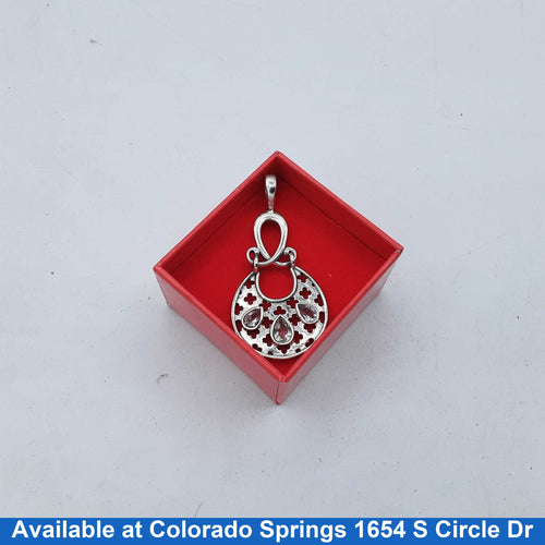 Diamond Pendant - Silver 7.9 grams