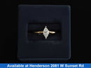 Women's Ring - Solitaire - Yellow Gold 14k (.585) 2.4 grams Size 20