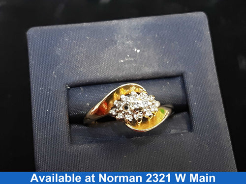 Women's Ring - Yellow Gold 14k (.585) 2.6 grams Size 8