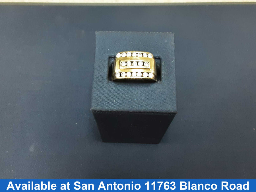 Men's Ring - Yellow Gold 10k (.417) 9.3 grams Size 6.5