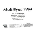 Nec V484 Black Computer Monitor