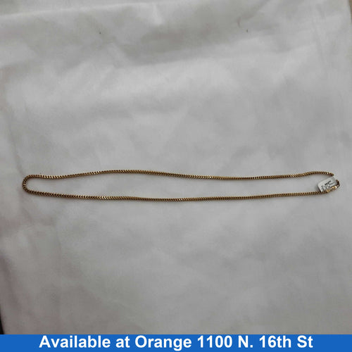 Fox Tail Chain - Yellow Gold 10k (.417) 10.7 grams 34 inch
