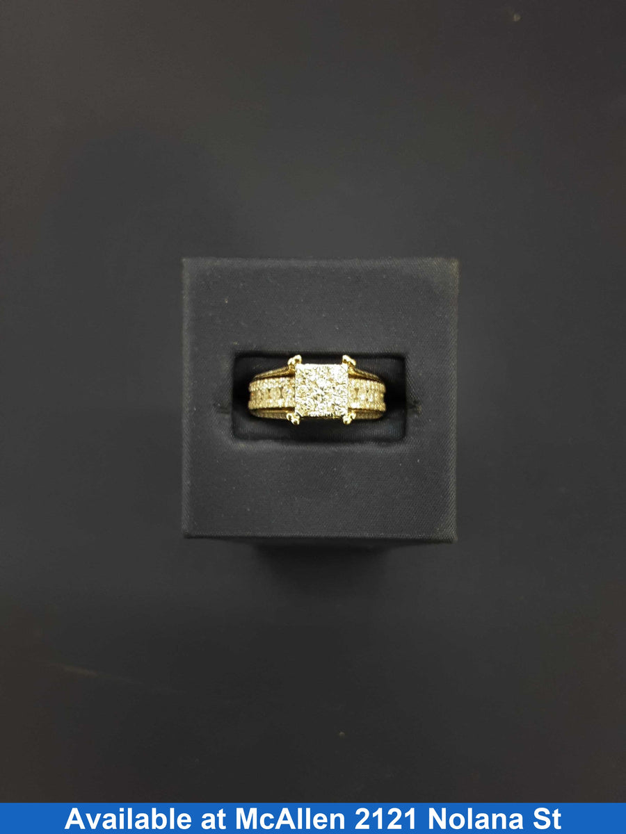Ring - Wedding Set - Yellow Gold 14k (.585) 7.5 grams Size 10.5