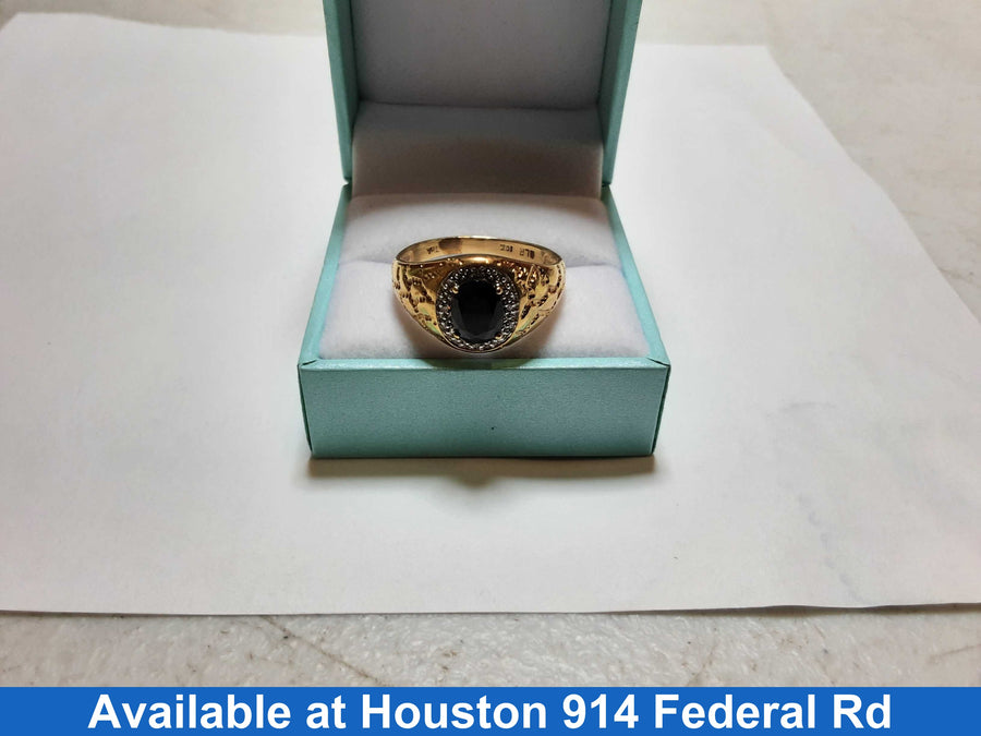 Men's Ring - Yellow Gold 10k (.417) 3.7 grams Size 10