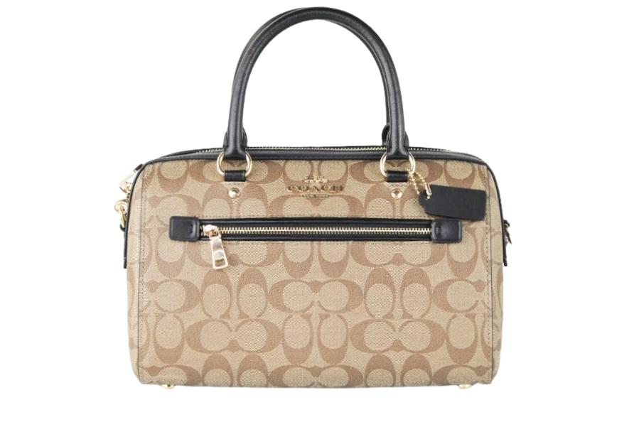 Coach Rowan Satchel Brown Purse / Handbag