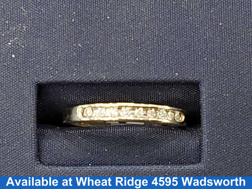 Ring - Wedding Band - White Gold 10k (.417) 1.6 grams Size 7