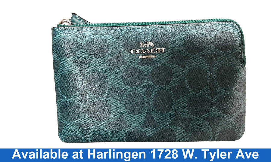 Coach J2577 Blue Wallet
