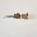 Double Stud Earring - Yellow Gold 10k (.417) 1.9 grams