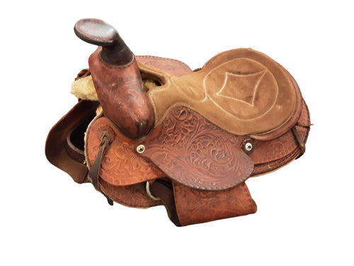 Brown Western Saddle