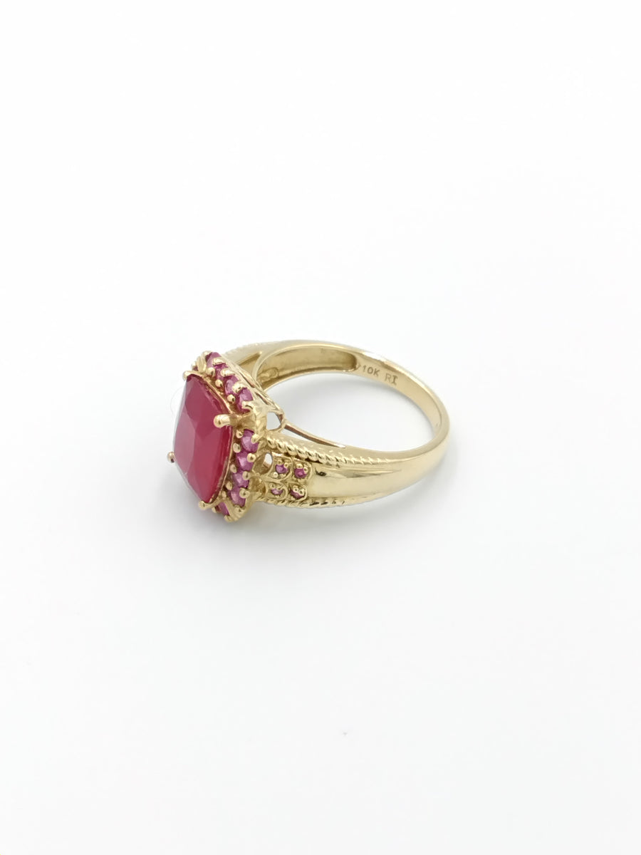 Women's Ring - Yellow Gold 10k (.417) 4.5 grams Size 10