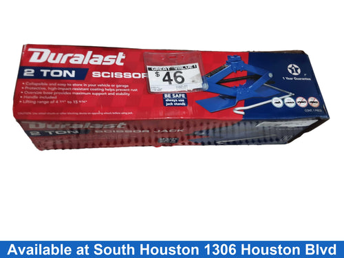 Duralast Scissor Jack Blue Automotive Jack